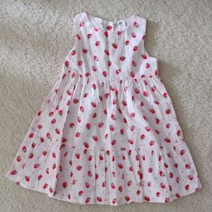Baby B'gosh summer dress with strawberries size 5t